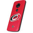 NHL Carolina Hurricanes Solid Background Moto E5 Play Skin